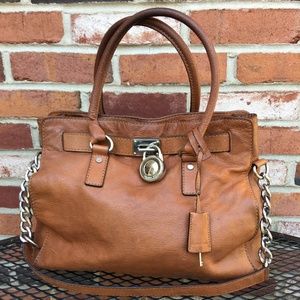 Micheal Kors Shoulder Tote Hamilton Large Lock & Key